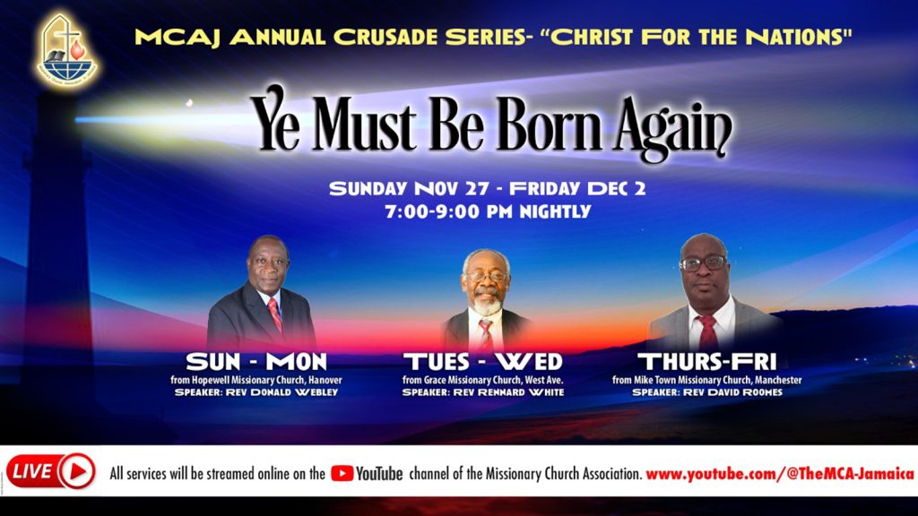 Ye Must Be Born Again, Crusade,