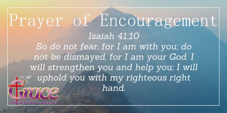 Prayer of Encouragement for 24 October